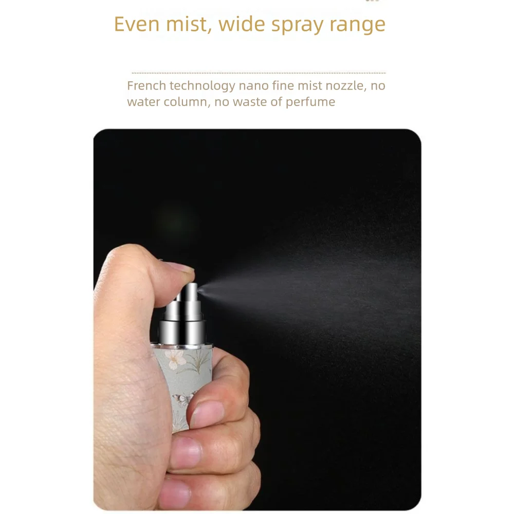 10ml Leather Refillable Perfume Atomizer | Leak-Proof Travel Bottle Perfume Atomizer QXL