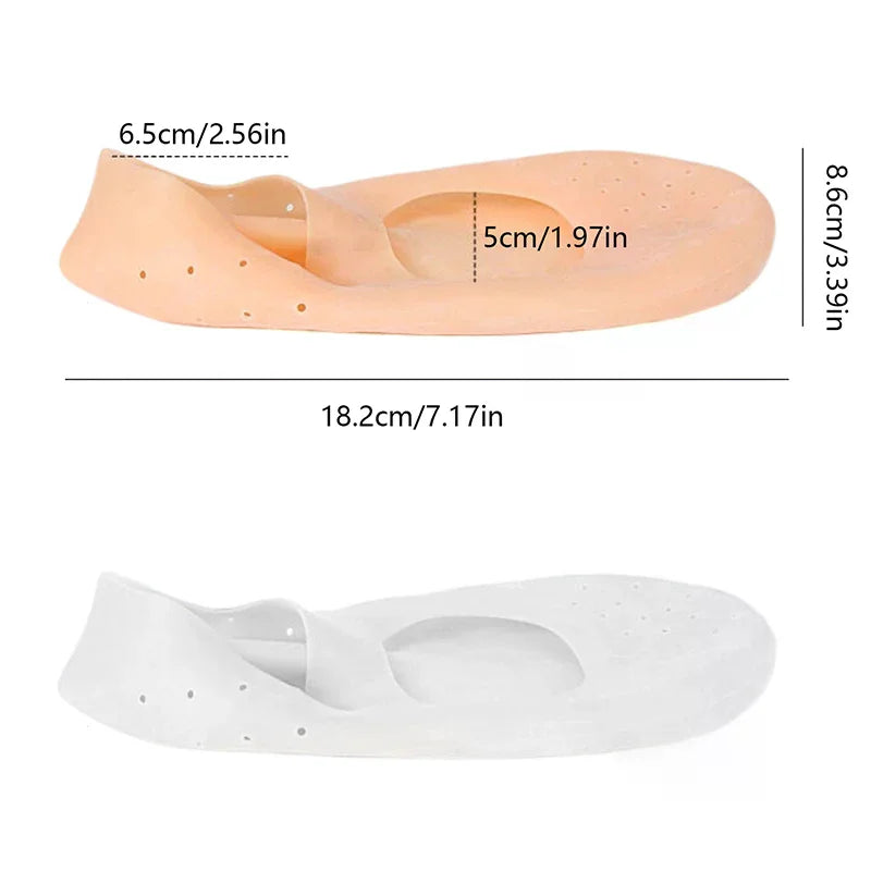 Moisturizing Silicone Gel Socks for Soft Feet | S & L Sizes Moisturizing Gel Socks QXL