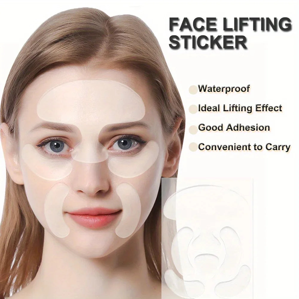 Reusable Silicone Anti-Wrinkle Face Patches – Forehead & Eye Anti-Wrinkle Face Patches QXL