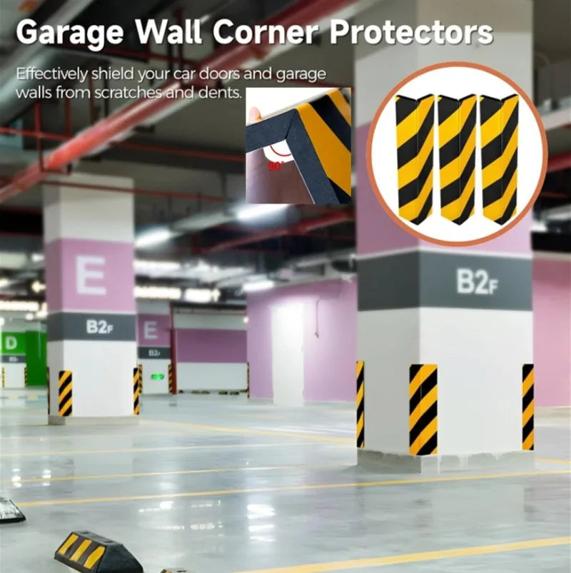 Reflective EVA Foam Garage Corner Protector | Self-Adhesive Garage Corner Guard QXL