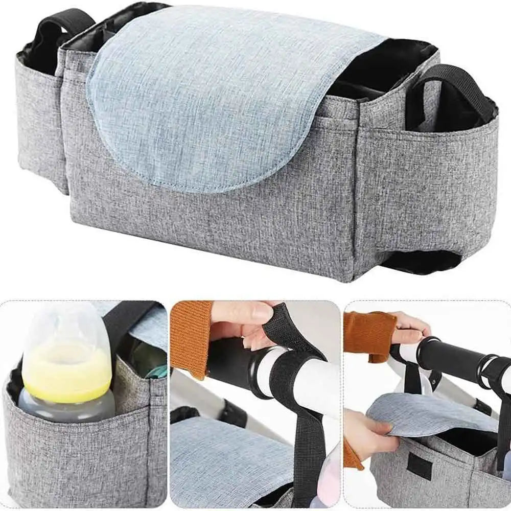 Vvocci Insulated Baby Bottle Stroller Bag | Diaper Storage Insulated Diaper Bag QXL