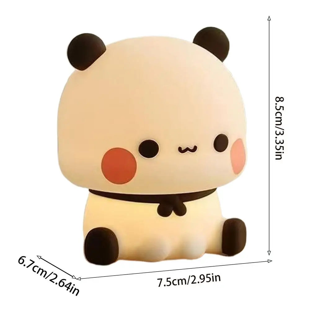 Panda LED Night Light | Silicone Touch Lamp for Nursery & Kids LED Night Light QXL 1pcs