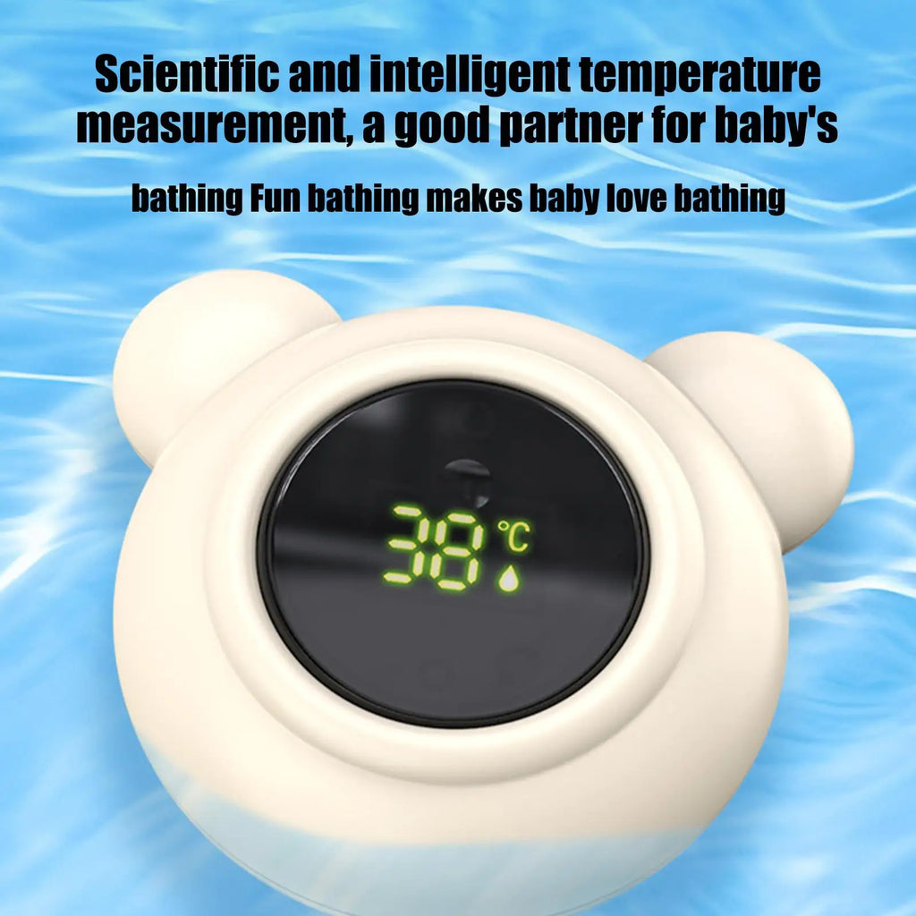 Baby Bath Thermometer LED Display & Color Alert | Safe Water Baby Bath Thermometer QXL