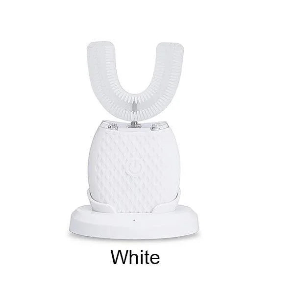 U-Shaped Ultrasonic 360° Electric Toothbrush | Wireless Charging Electric Toothbrush QXL white toothbrush