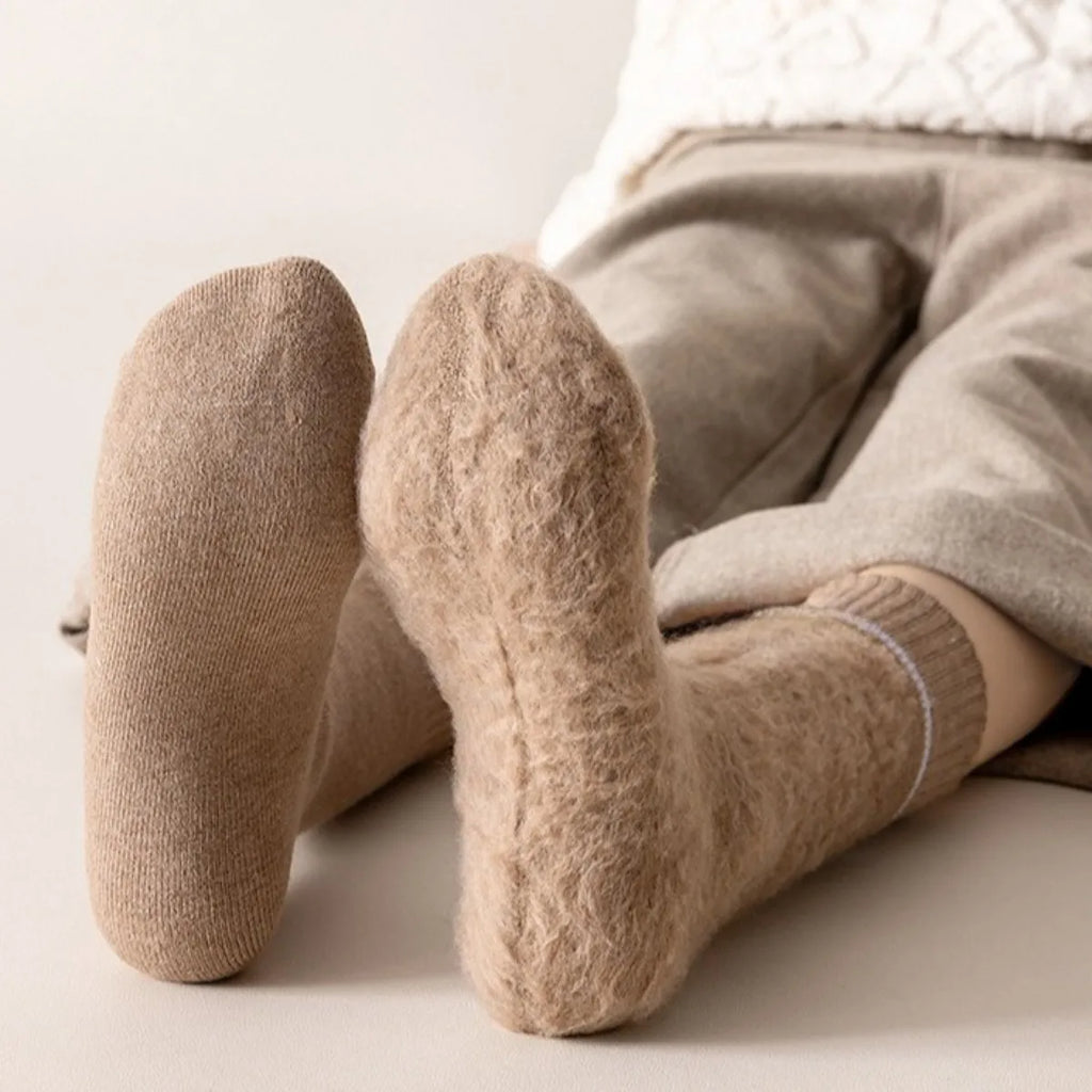 Women's Extra Thick Thermal Winter Crew Boot Socks | 1 Pair Thermal Winter Socks QXL