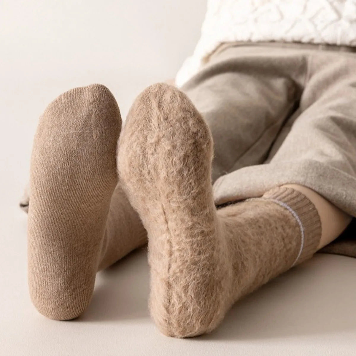 Women's Extra Thick Thermal Winter Crew Boot Socks | 1 Pair Thermal Winter Socks QXL
