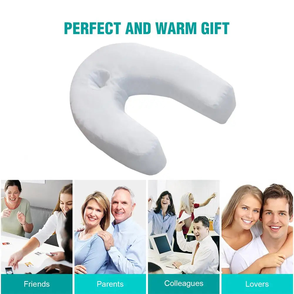 U-Shaped Maternity Side Sleeper Pillow | Neck & Spine Support Maternity Body Pillow QXL