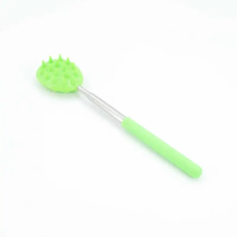 Telescopic Back Massage Stick | Silicone Spikes Extendable Rod Manual Massage Stick QXL A2
