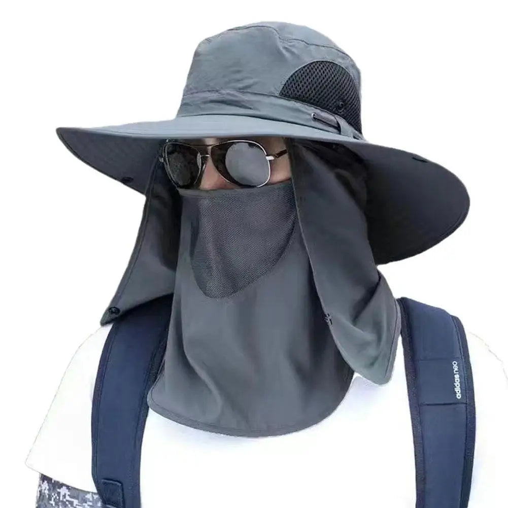 Men's Waterproof Boonie Bucket Hat | Fishing Hiking Safari Boonie Bucket Hat QXL