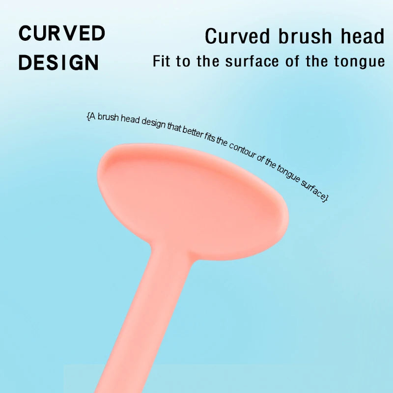 Reusable Plastic Tongue Scraper | Fresh Breath Cleaner 1-2pk Tongue Scraper QXL