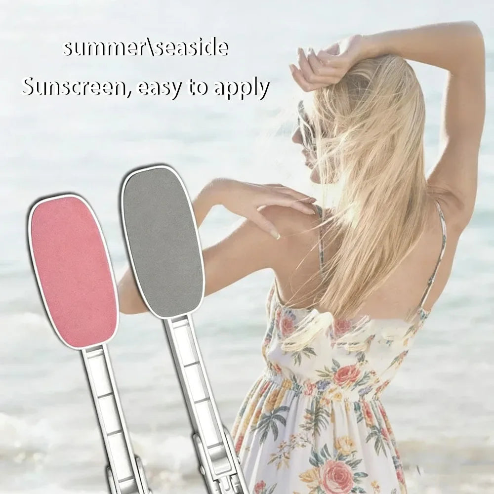 Foldable Back Lotion Applicator | Long Handle Sunscreen Tool Back Lotion Applicator QXL