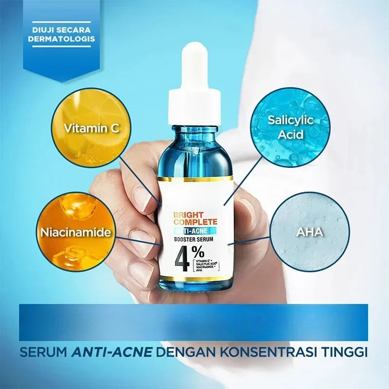 30ml Brightening Facial Serum | Pore-Minimizing & Moisturizing Brightening Facial Serum QXL