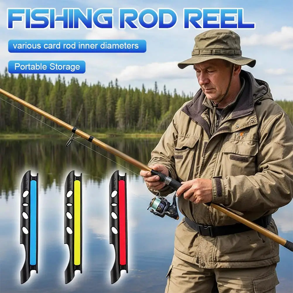 10-Pack Fishing Rod Line Winding Boards | Quick-Clip Holder Fishing Rod Accessory QXL
