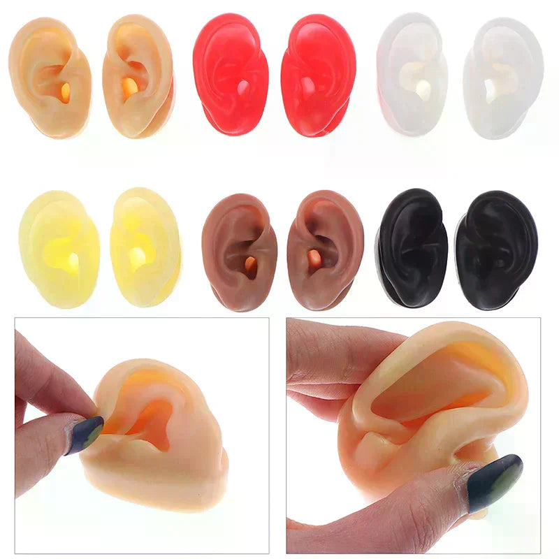 Silicone Ear Model – Piercing Practice & Ear Stud Display Tool Piercing Practice Tool QXL