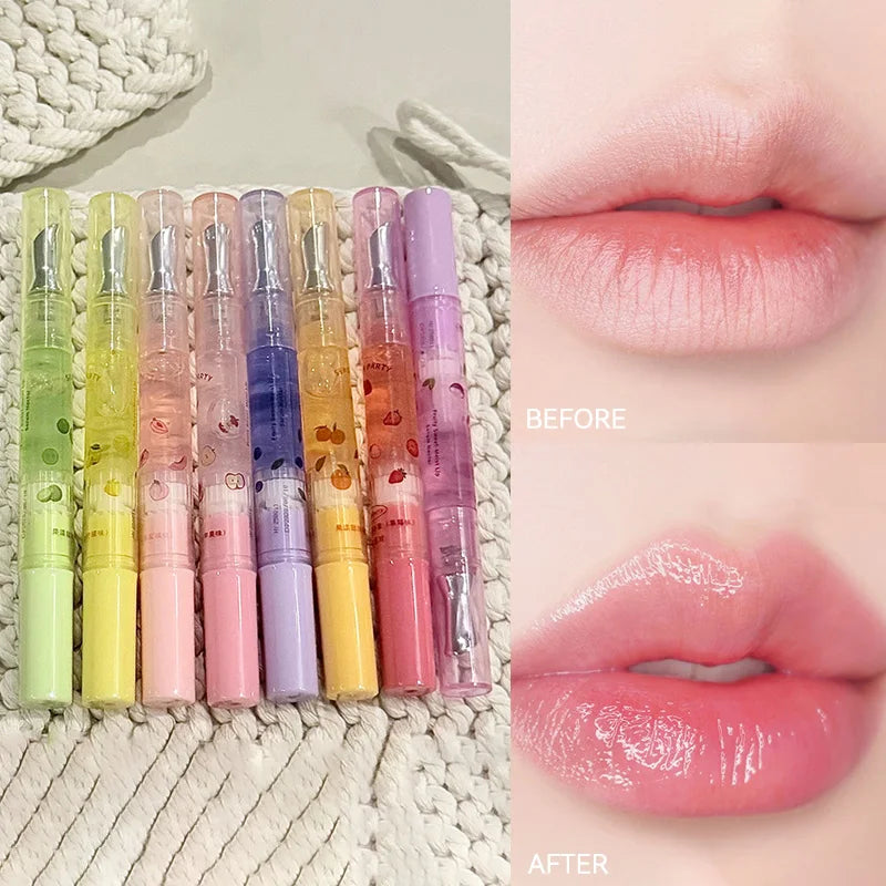 8-Color Hydrating Lip Gloss Essence | Moisturizing Tinted Lip Tinted Lip Gloss QXL