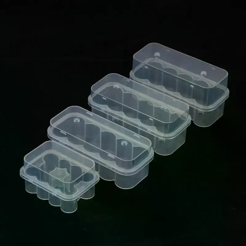 10-Slot Clear Stackable Vial Storage Box | 3–10mL Microtube Case Vial Storage Box QXL