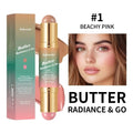 Double-Ended Blush & Bronze Stick | Multipurpose Makeup Blush Stick QXL 1
