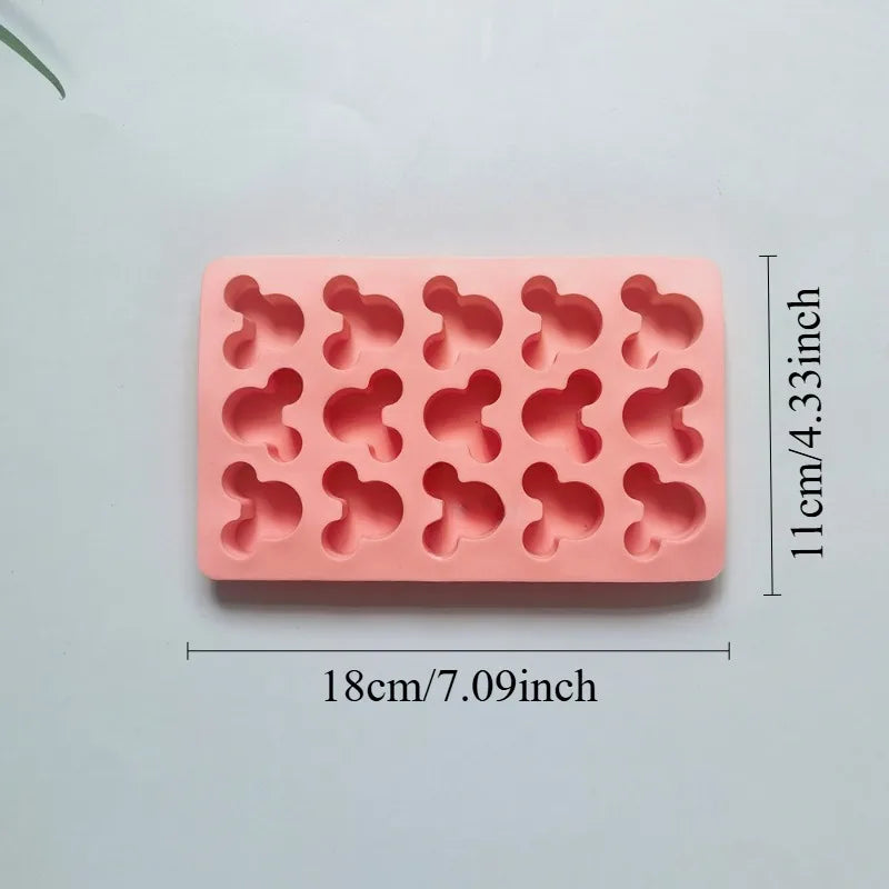 Mouse Shaped Fondant Mold | Cake, Soap & Resin Craft Silicone Baking Mold QXL