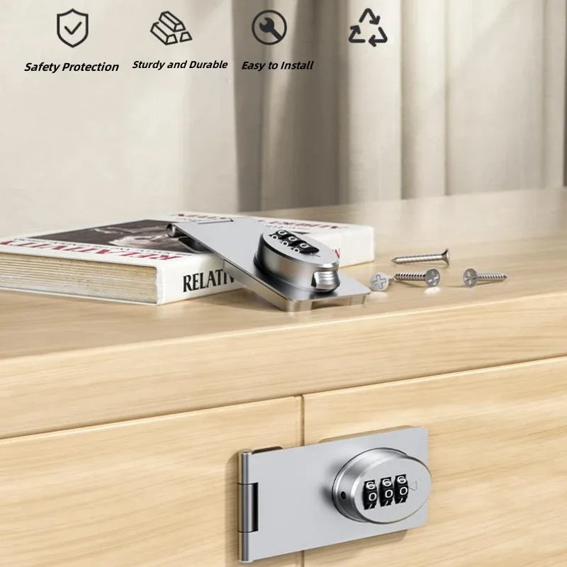 Mechanical Password Slide Latch Lock – Doors, Cabinets & Gates Slide Latch Lock QXL