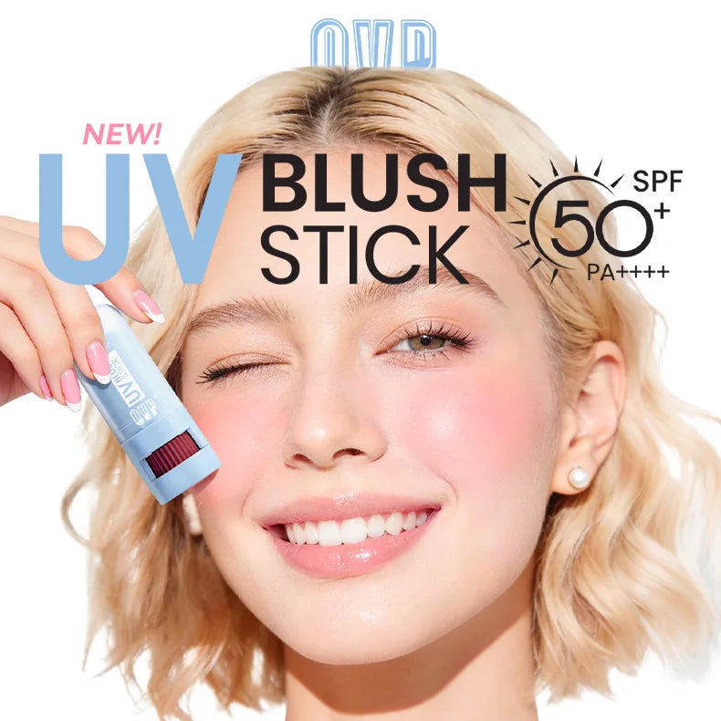 Matte Blush Stick | Satin Finish | 5 Shades | Long-Lasting Cream Blush Stick QXL