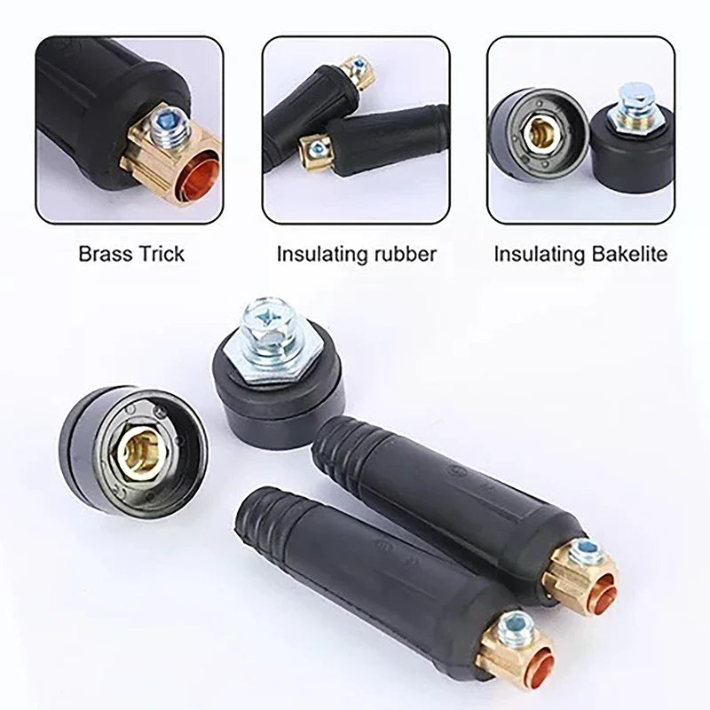 DKJ10-25 European Welding Cable Connector Male Female Plug Welding Cable Connector QXL
