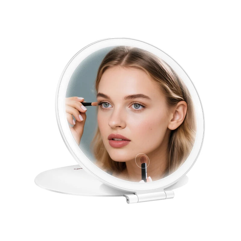 7" Rechargeable LED Makeup Mirror | 3-Color Dimmable Vanity LED Vanity Mirror QXL