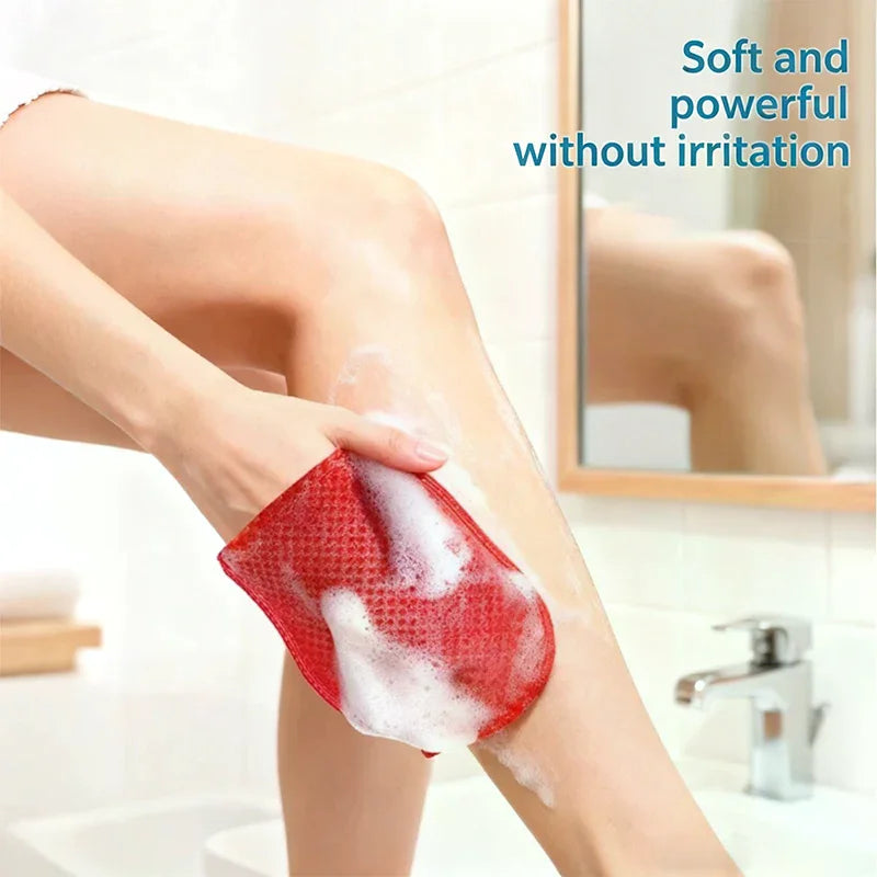 5-Pack Disposable Exfoliating Body Gloves | Bath Scrub Towel Exfoliating Bath Gloves QXL