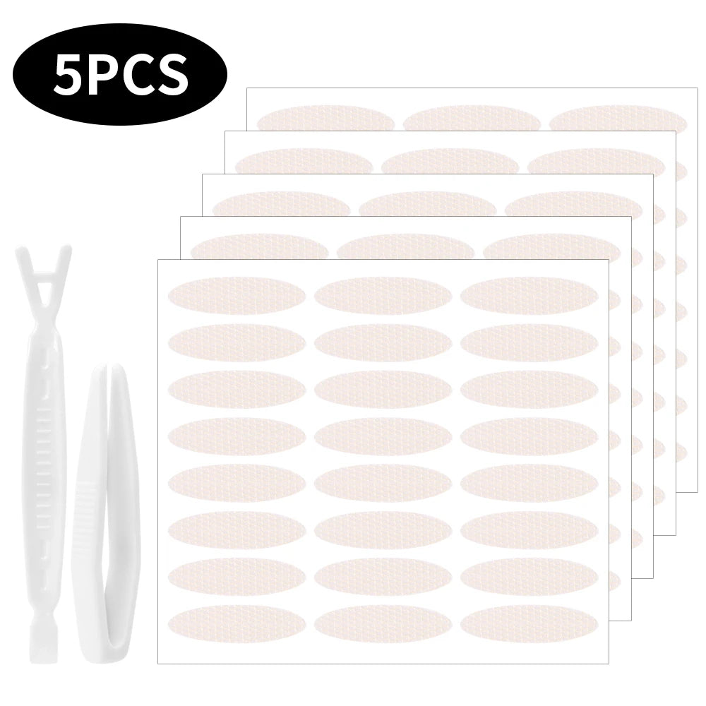 Mesh-Lace Double Eyelid Tape | Invisible Waterproof Stickers Eyelid Tape QXL 04