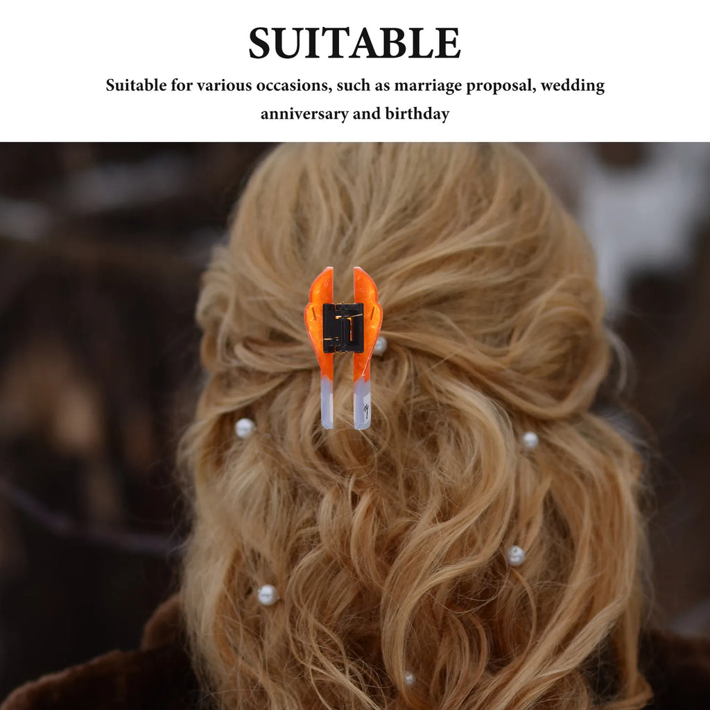 Boxing Glove Acetate Claw Clip | Nonslip Hair Barrette Novelty Claw Clip QXL