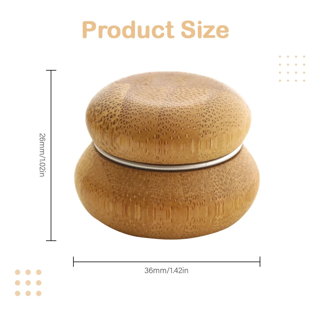 Natural Wood Refillable Cosmetic Jar | 5g Mini Cream Container Cosmetic Storage Jar QXL