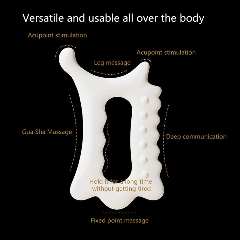 Resin Gua Sha Scraping Board | Portable Full Body Massage Tool Gua Sha Board QXL