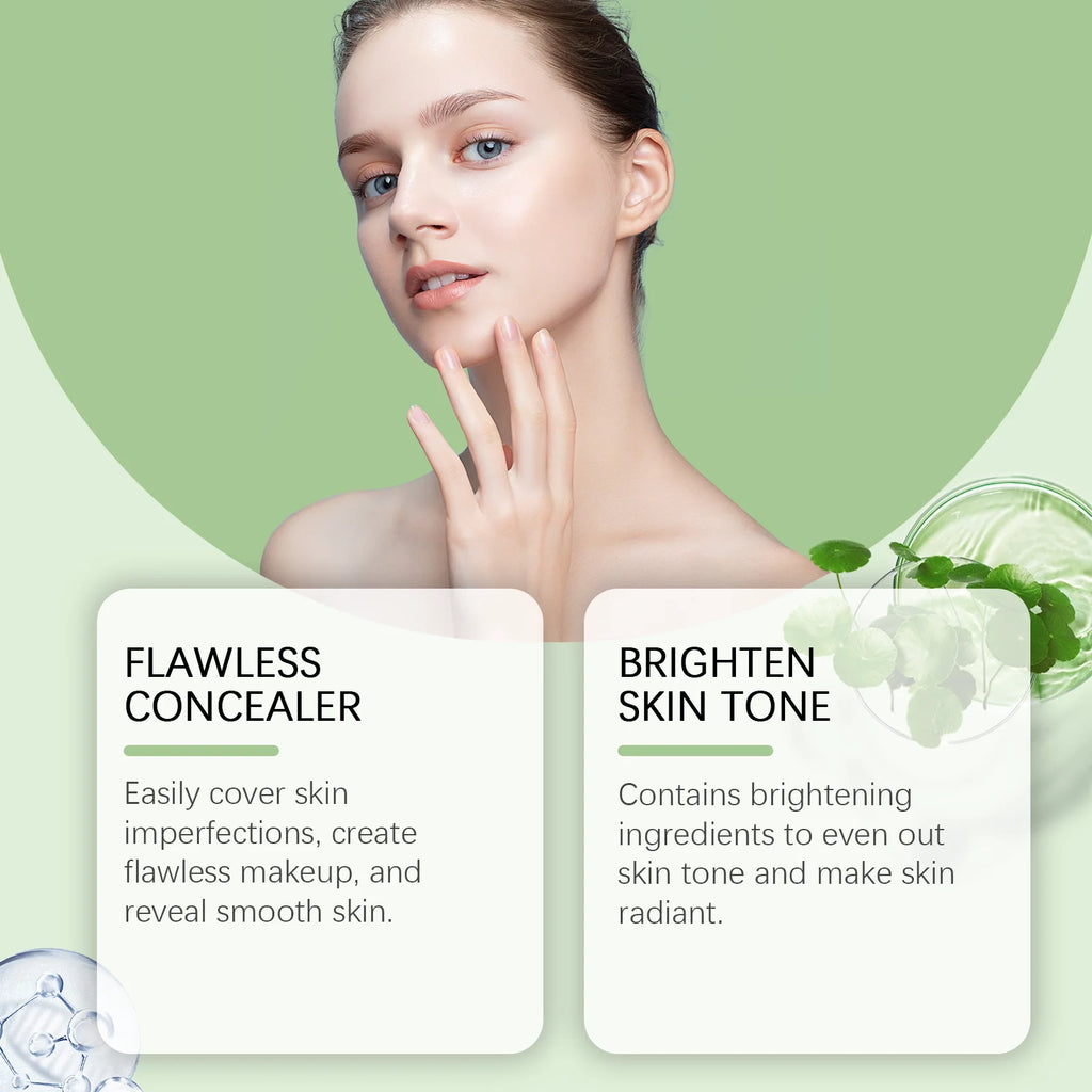 Eelhope Centella Asiatica CC Cream – Brightening Concealer CC Cream Foundation QXL