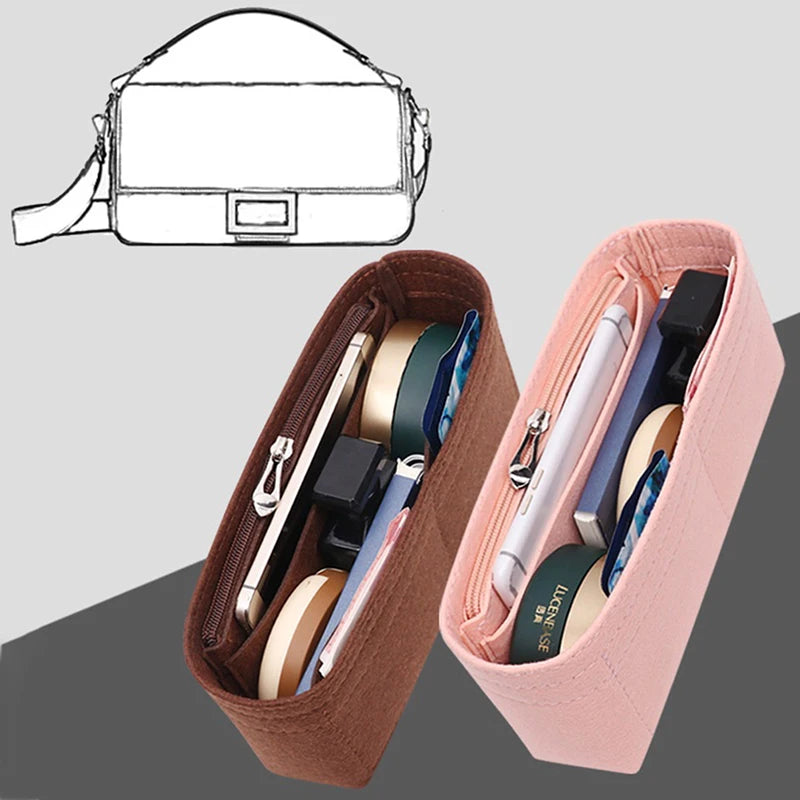 Felt Insert Bag Organizer | Multi-Pocket Handbag Liner Handbag Insert Organizer QXL