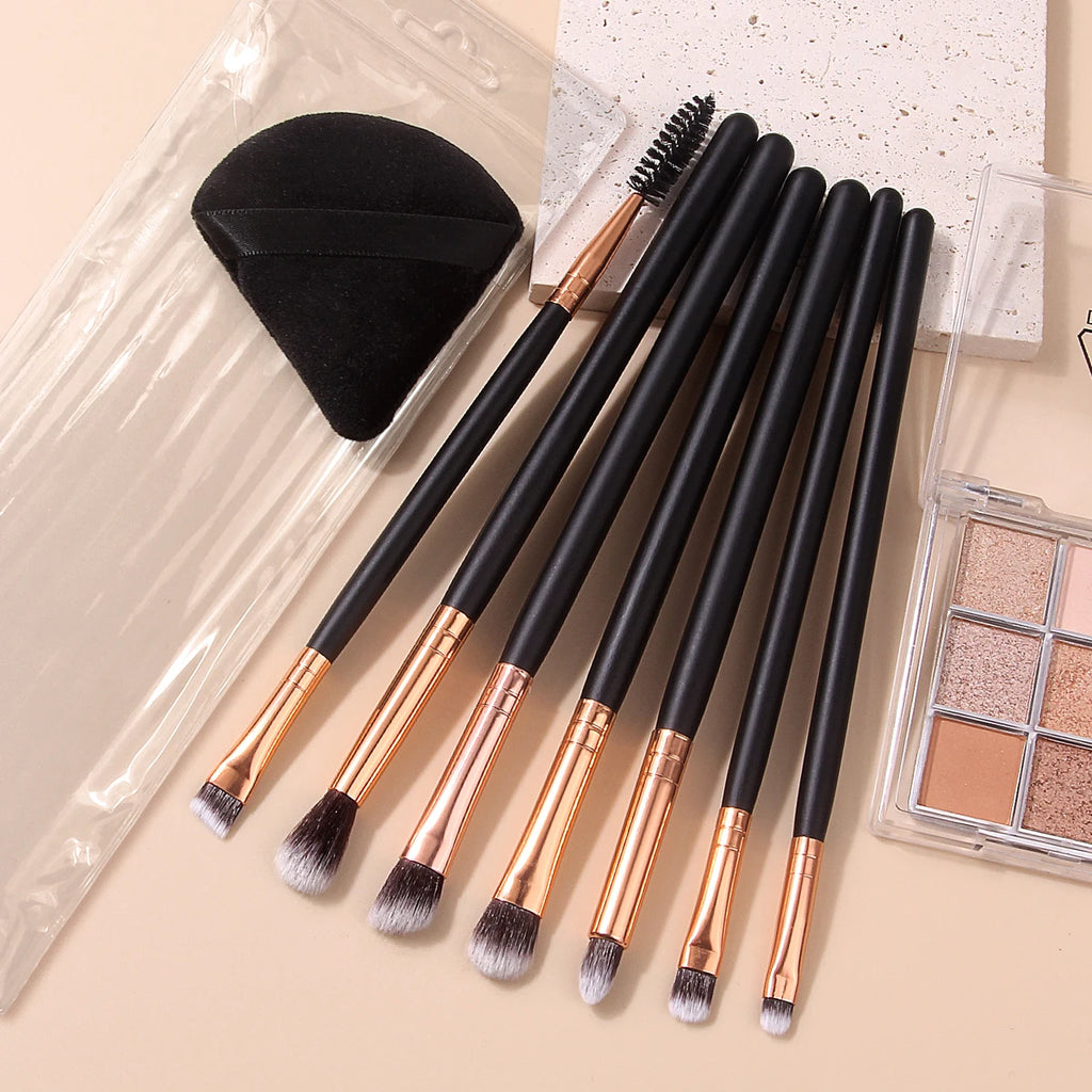 KOSSHOW 8-Pc Eye Makeup Brush Set | Blending & Eyeshadow Eye Makeup Brush Set QXL