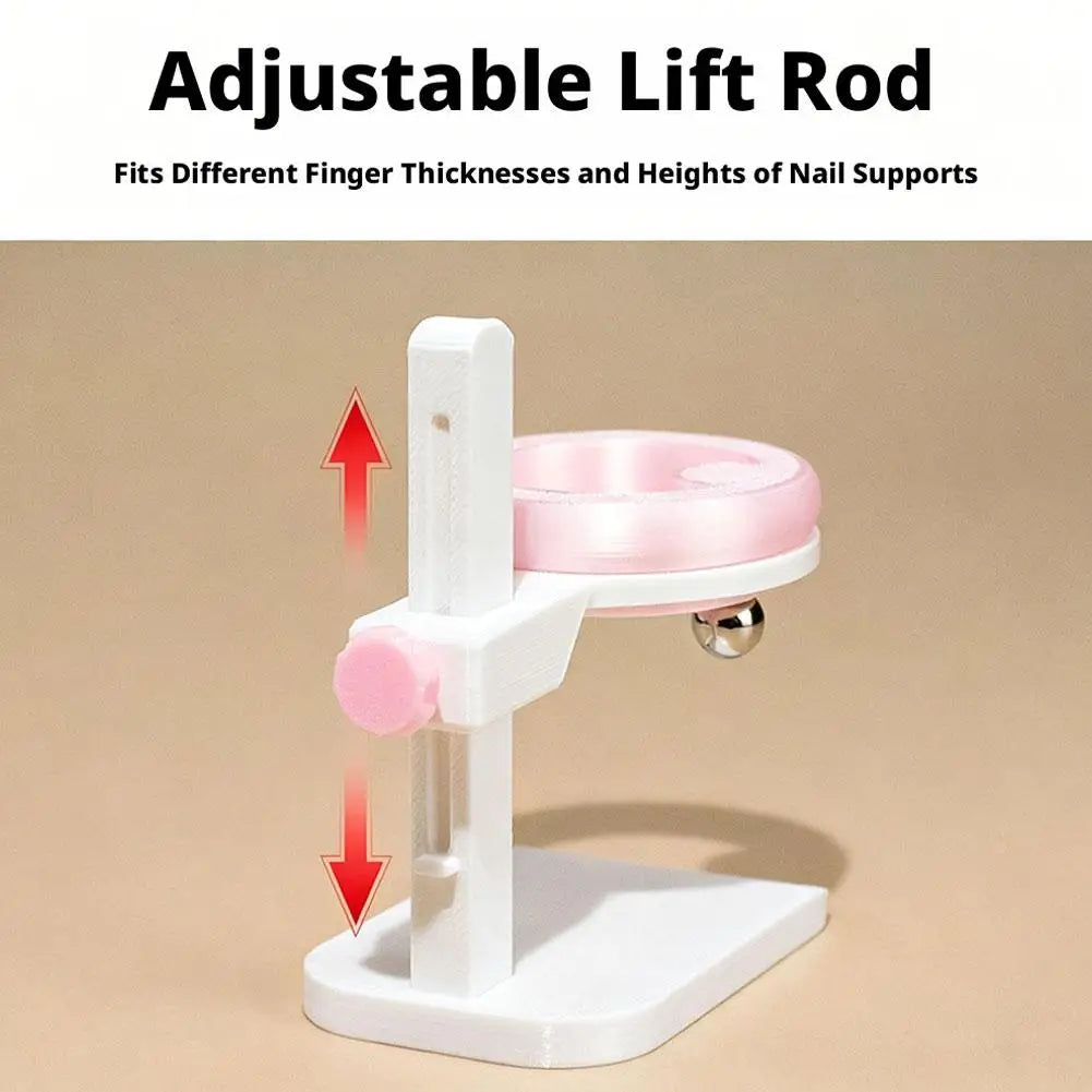 Cat Eye Nail Magnet Stand | Rotating Adjustable Manicure Tool Nail Art Magnet Tool QXL