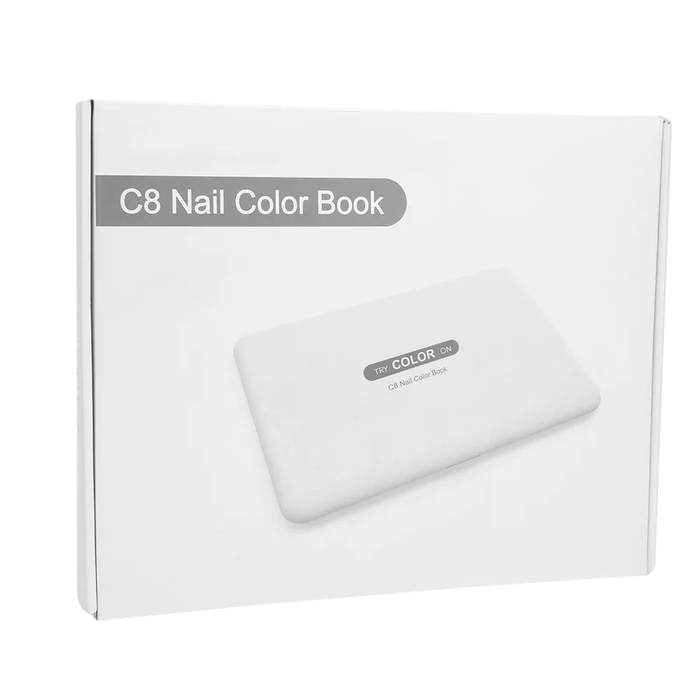 120-Slot Nail Gel Polish Display Book | Detachable Tip Chart Nail Display Book QXL
