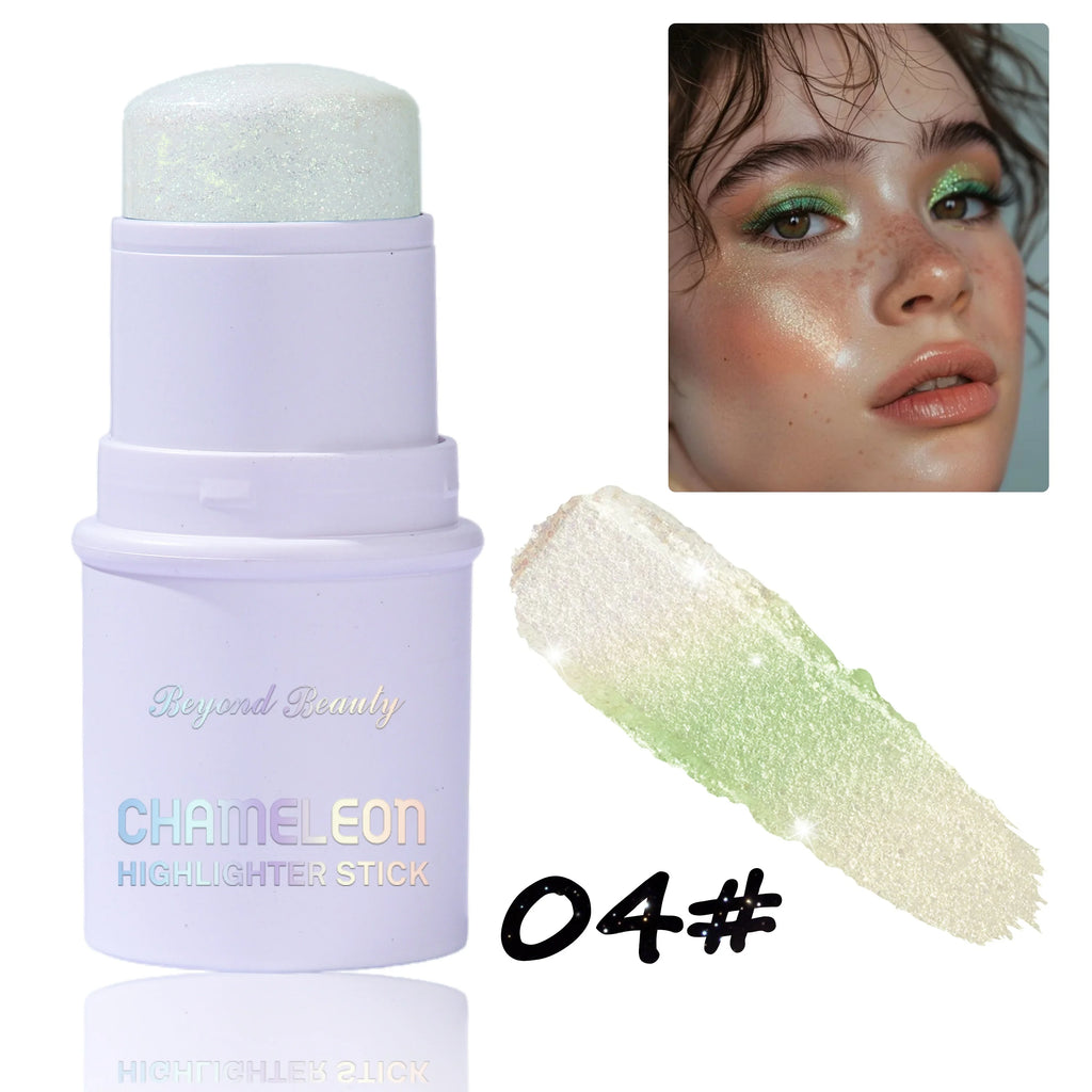 BEYONDBEAUTY Holographic Glitter Highlighter Stick | Face & Body Glitter Highlighter Stick QXL 04