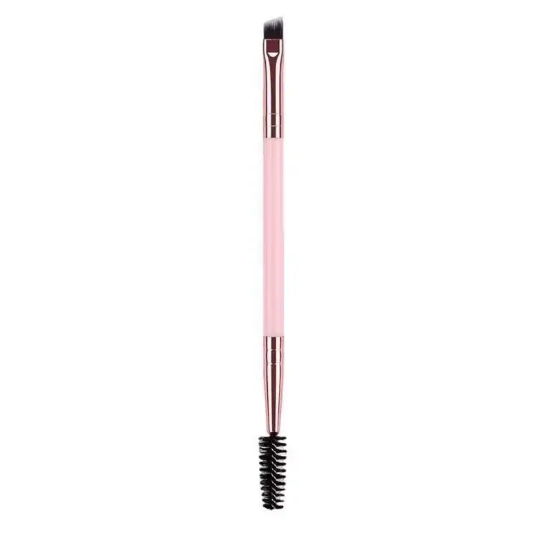 2-in-1 Dual-Ended Eyebrow Brush & Spoolie | Angled Brow Tool Eyebrow Brush QXL