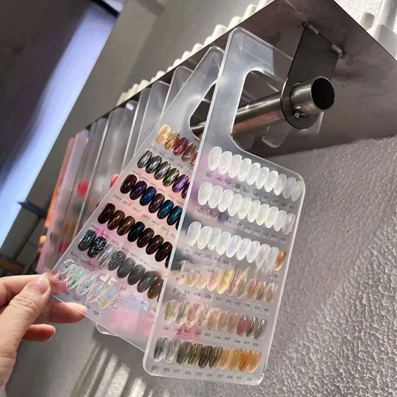 Acrylic Nail Art Display Board & Sample Shelf with Hook Nail Display Board QXL