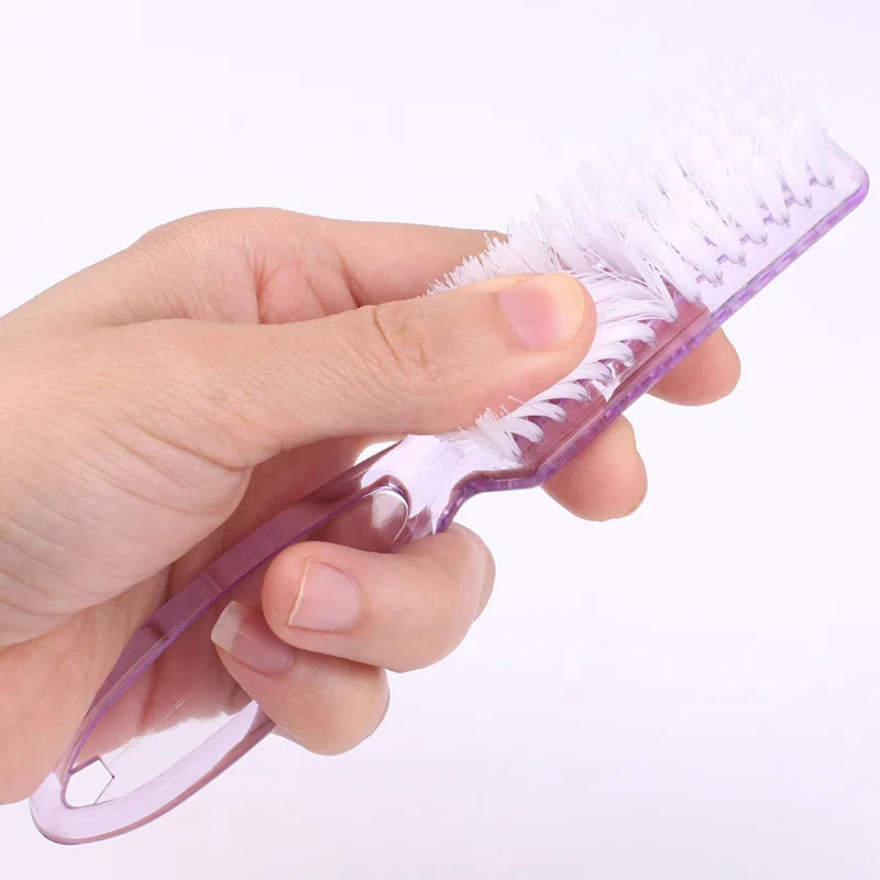 FUMOSIK 2-Pack Nail Art Dust Remover Brushes | Plastic Handle Nail Art Brush QXL