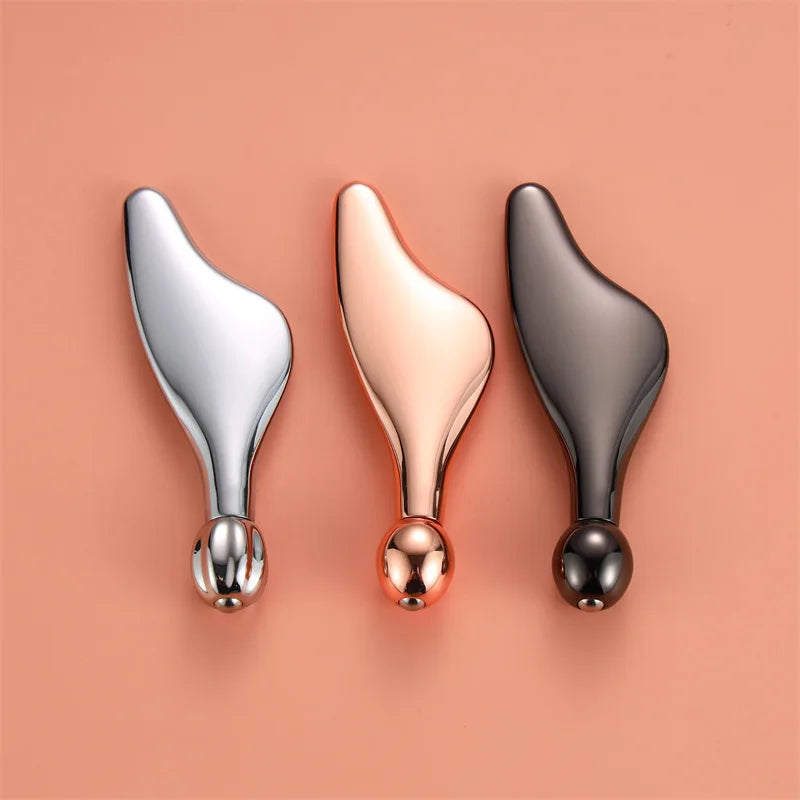 AVZER Metal Face Roller | Eye Massage & Contouring Tool Metal Face Roller QXL