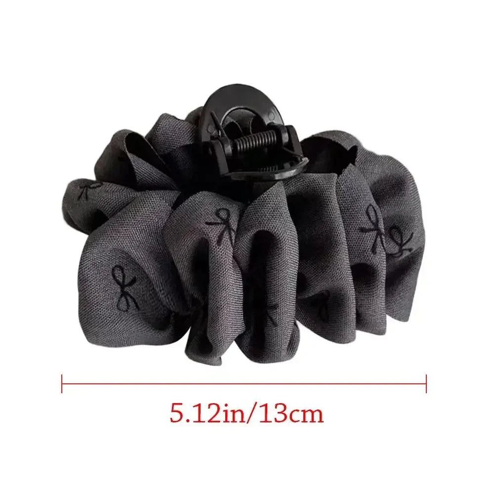 Elegant Bow Hair Claw Clip | Large Satin Bowknot Barrette Bow Hair Claw Clip QXL