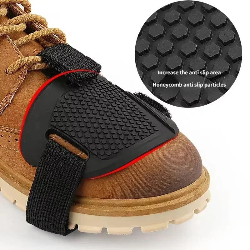 Motorcycle Gear Shift Pad & Boot Protector | Universal Fit Boot Shift Protector QXL