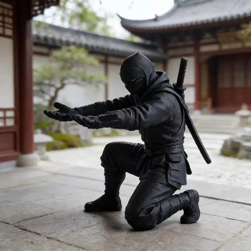 3D Printed Ninja Pen Holder | Non-Slip Desk Organizer Desk Pen Holder QXL 1pcs