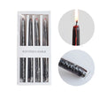 4-Pack Vampire Tears Gothic Taper Candles | Blood Drop Set Gothic Taper Candles QXL black