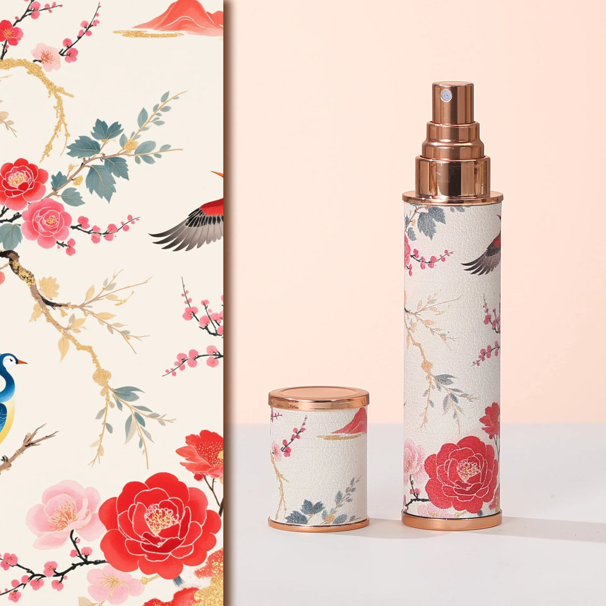 10ml Refillable Perfume Atomizer | Leather Travel Spray Bottle Perfume Atomizer QXL E
