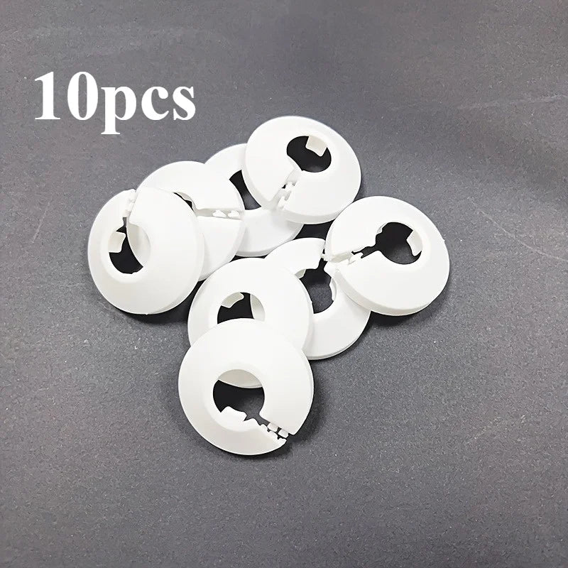 Decorative Plastic Pipe Covers | Floor & Wall Pipe Caps Decorative Pipe Caps QXL 10pcs