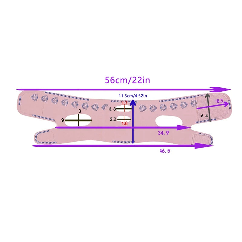 V-Line Face Slimming Strap | Chin & Cheek Lift Bandage Face Slimming Strap QXL one size