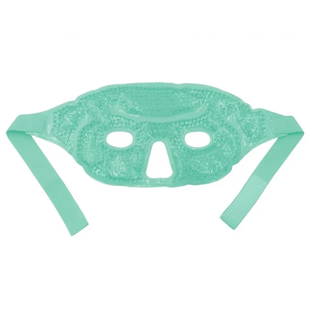 Reusable Gel Bead Eye Mask | Hot & Cold Therapy Face Mask Gel Eye Mask QXL Green