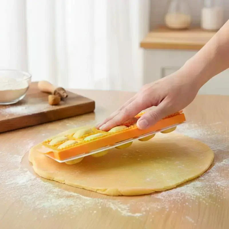 10-Pc Tortellini Mold & Ravioli Cutter Pasta Making Kit Pasta Making Kit QXL